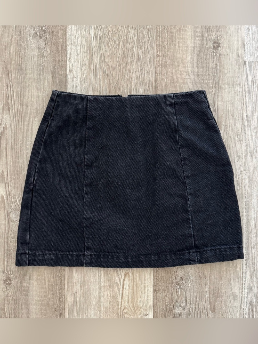 Urban Outfitters Black Mini Denim Skirt